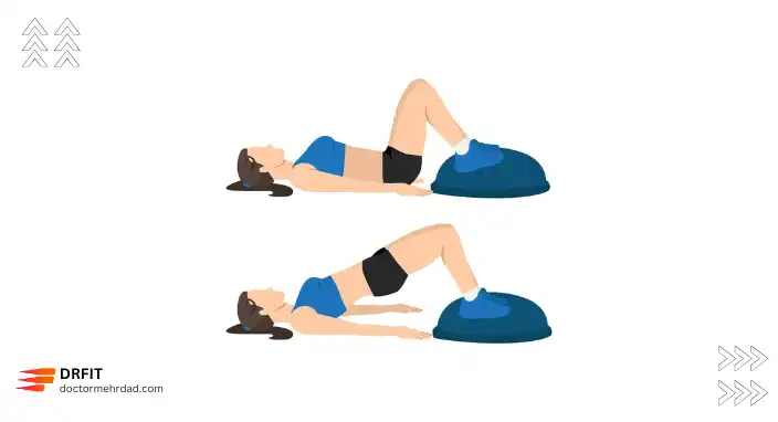 پل باسن (Glute Bridge