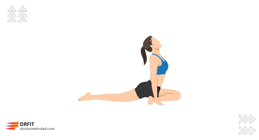 حرکت کبوتر (Pigeon Pose)