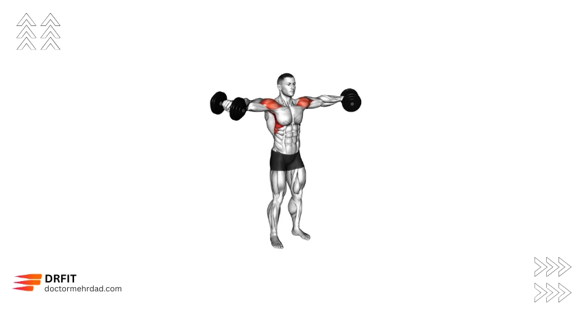 نشر جانب دمبل