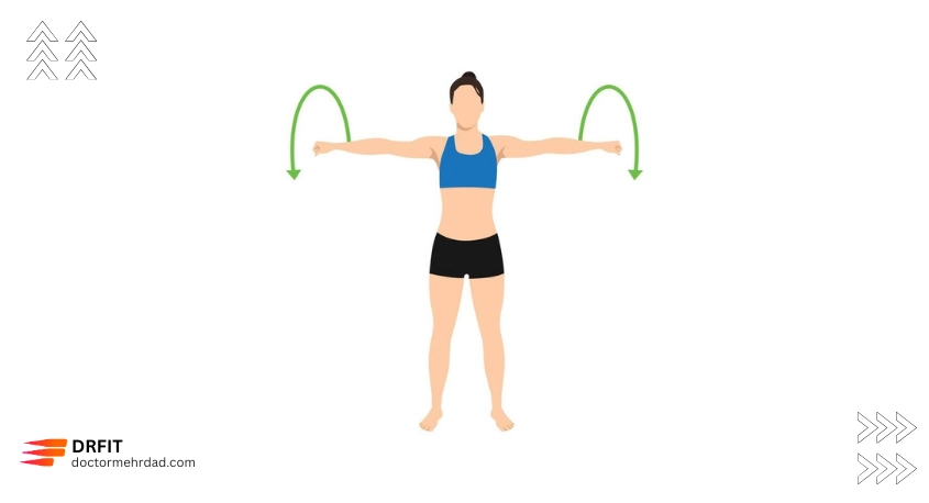 چرخش شانه (Arm Circles)