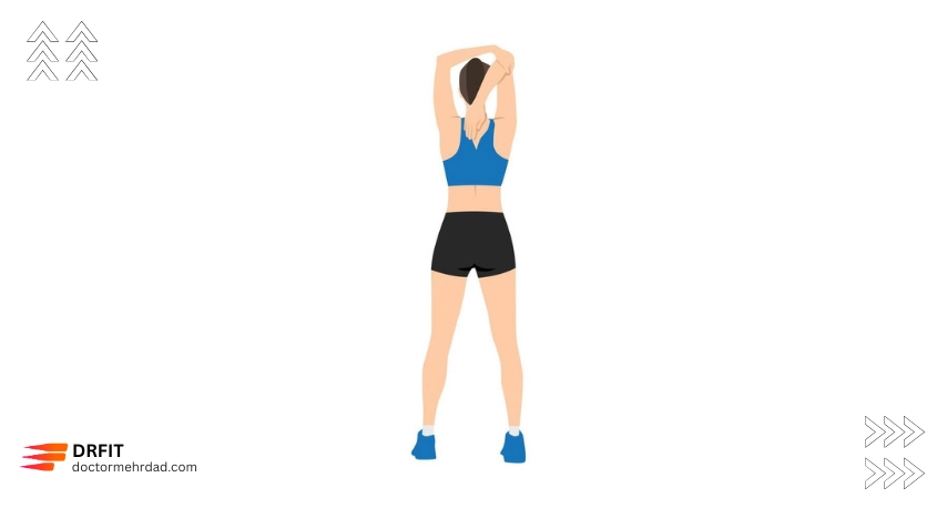 کشش سه‌سر بازویی (Triceps Stretch)