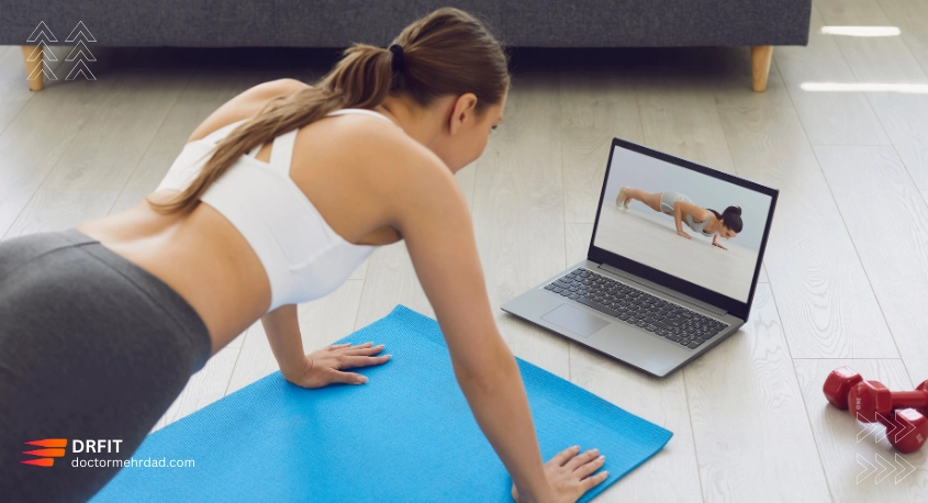 تفاوت برنامه بدنسازی خانگی بانوان و آقایان